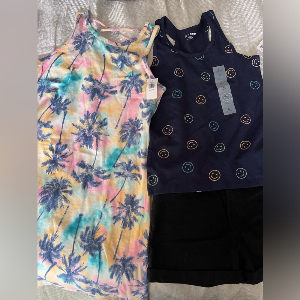 Dress and tank/shorts